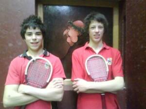 Inter-School Pennant Champions James O'Grady & Tom Parker