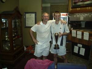 Runner Up Bret Richardson & Winner Kieran Booth