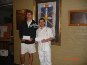 Winners Sam McDonald & Rod Unmack