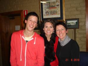 Tom Parker, Sheree McFarlane & Carmel Parker