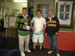 Tournament Champs - Stewy Strange and Ross Troon