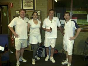 Stuart Strange, Annie Strange, Rob Jolly & Rod Unmack