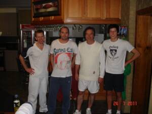 Group C - Rod Unmack, winner Ben Jolly, Rob Jolly & Tom Parker 