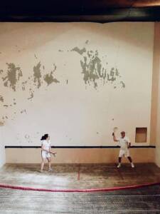 BTC members Cora Trevarthen and Simon Joel playing at La Bastide Clairence